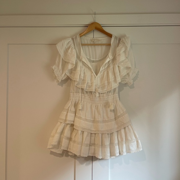 White loveshackfancy liv Dress - Picture 1 of 3